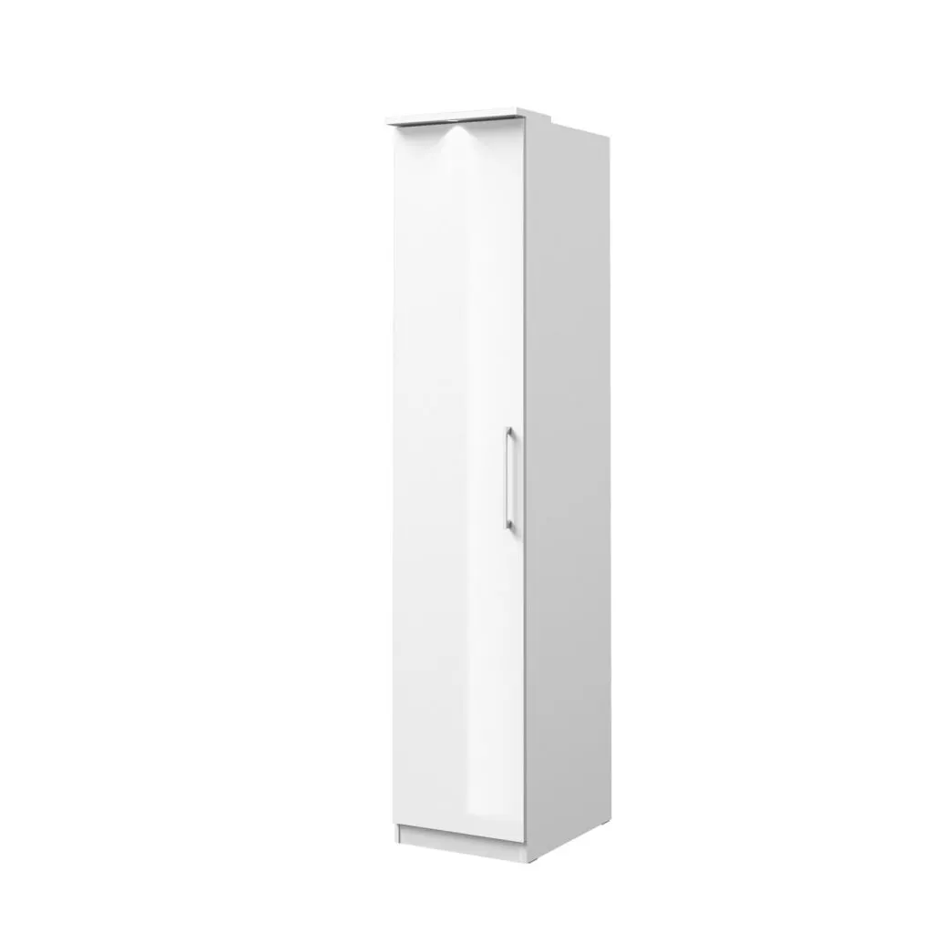 Szafa 1-drzwiowa OPTIMA L/P 45cm biały połysk — zdjęcie 3