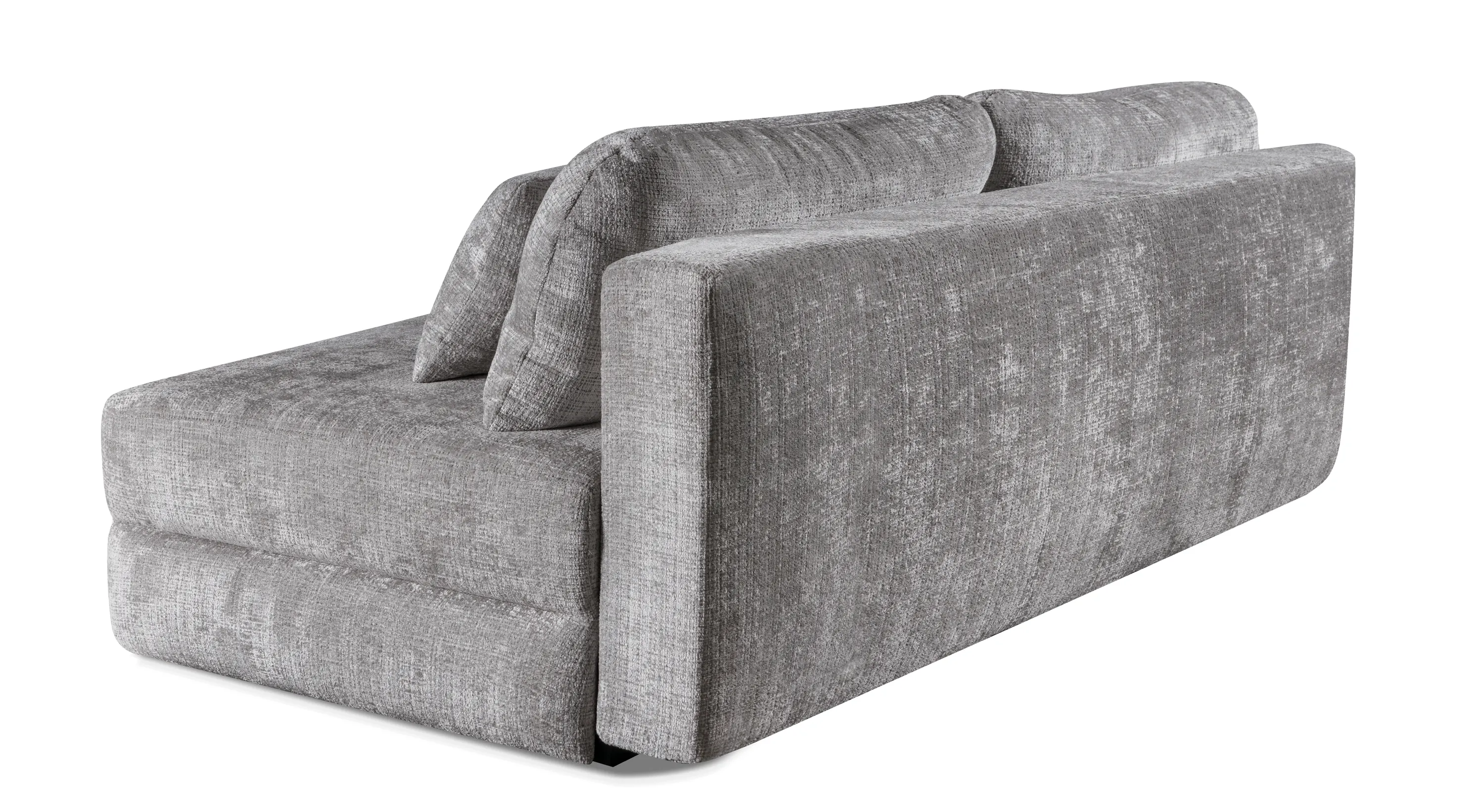 Sofa rozkładana RAMARO z powiększoną powierzchnią spania Cremona 81 - szara - RAMARO_SO_CREMONA81