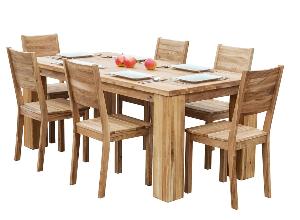 Krzesło drewniane PRATO dąb olejowany - KDB