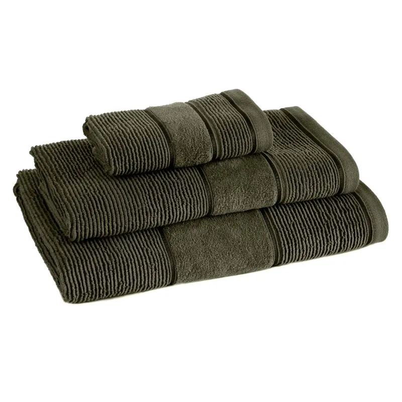 RĘCZNIK EMMA (10) 50 X 90 CM CIEMNOZIELONY - EU_460072