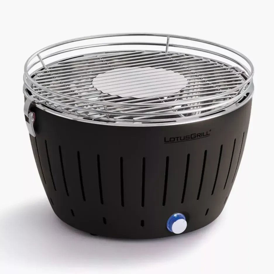 Stołowy grill węglowy LOTUS - Grill 32 szary. — zdjęcie 2