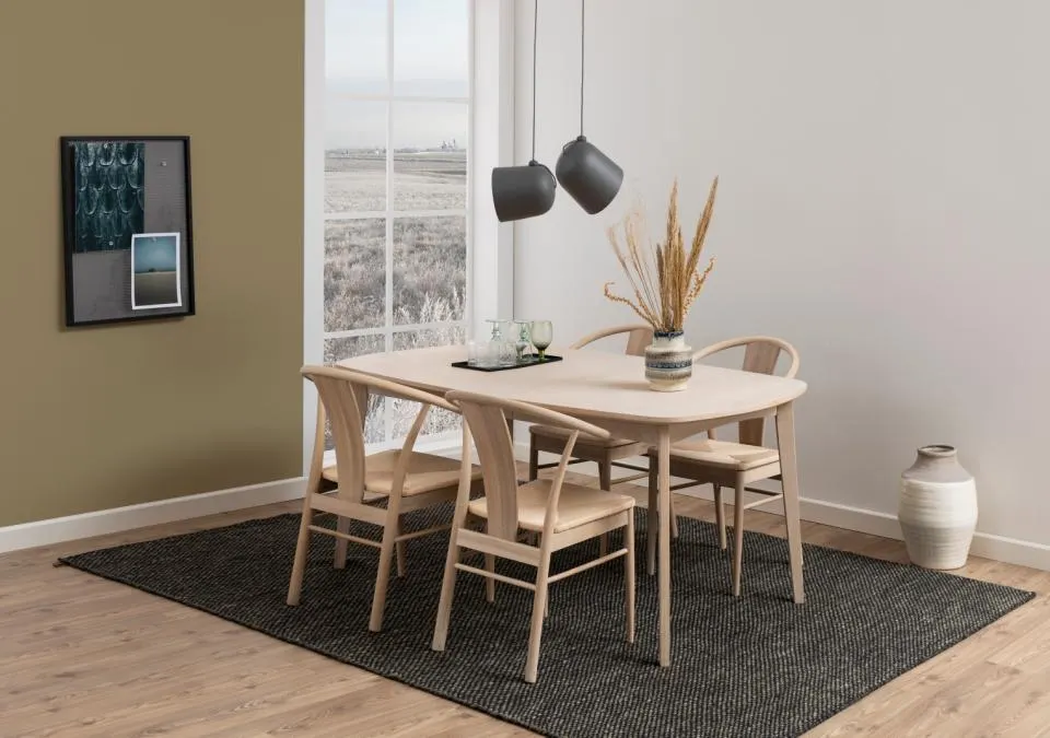 Krzesło Korfu Plecionka- złamana biel, Dąb bielony ( zestaw 2 sztuk ) - 0000098764