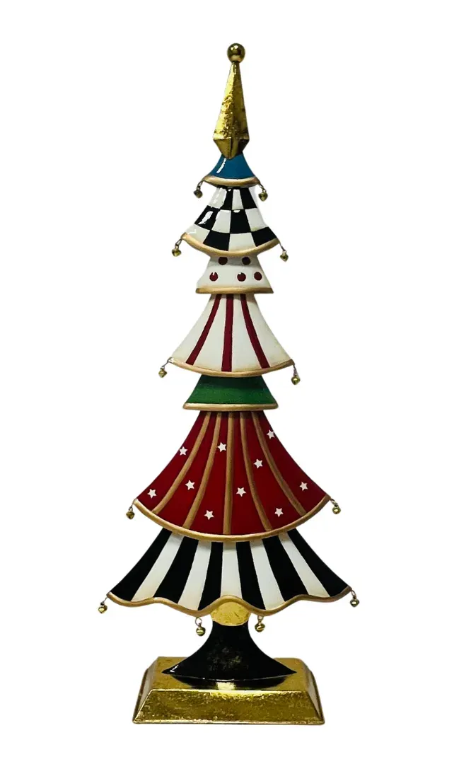 CHOINKA metalowa kolorowa DUŻA