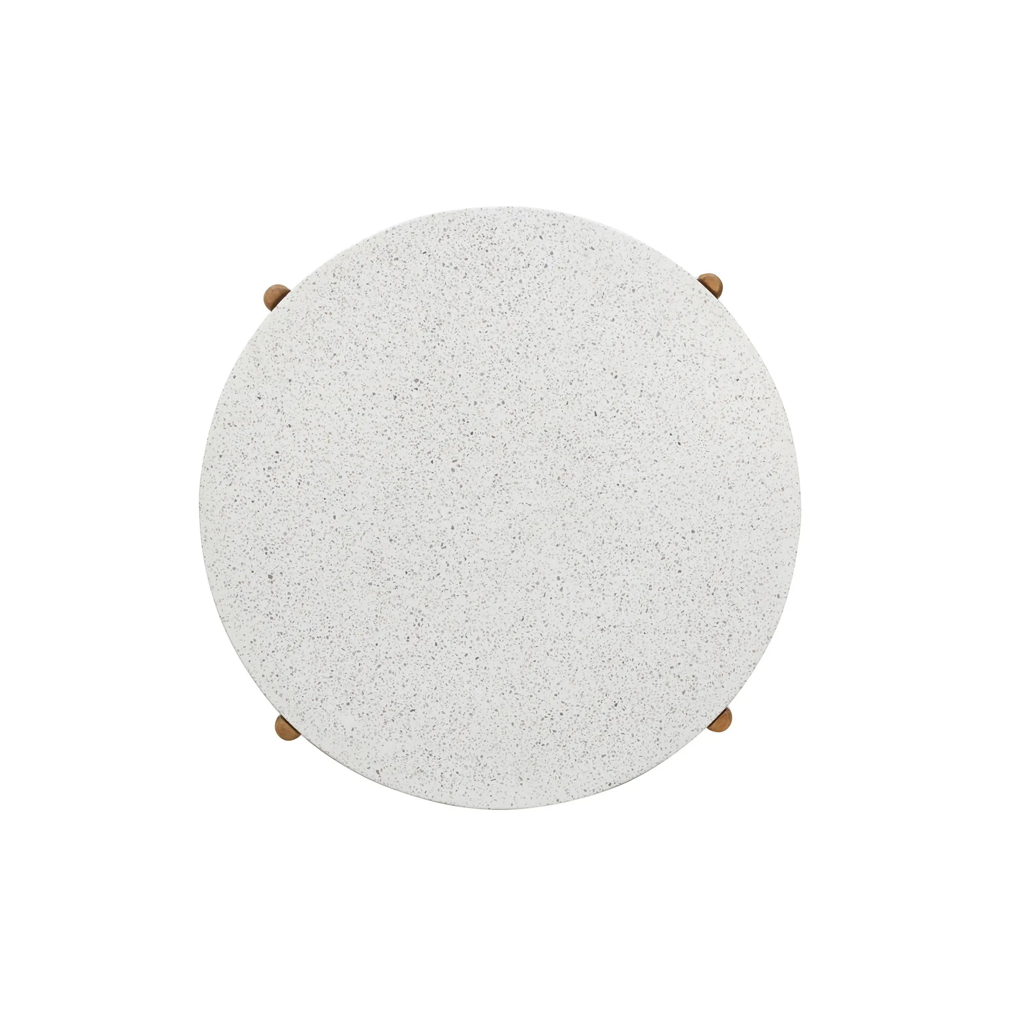 Zestaw ogrodowy TERRACINA sofa + 2 fotele + stolik kawowy akacja naturalny beżowy - 7701020