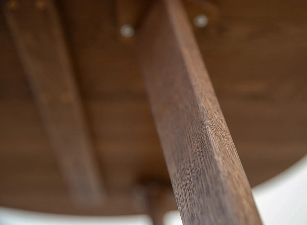 Stolik narożny dębowy ORBETELLO 95x96 cm tabacco - 3SORB59T