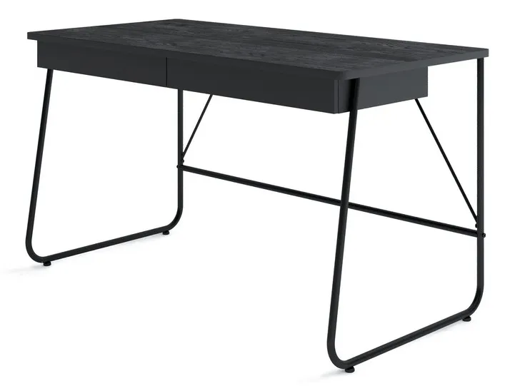 Biurko z 2 szufladami MATCH MB-01 czarny Biurko, Meble, Tabela, Komputer, Elektronika