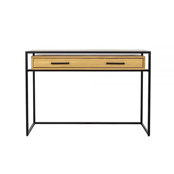 Toaletka metalowo - dębowa LT370 Naturalny DREWMAX - 28864