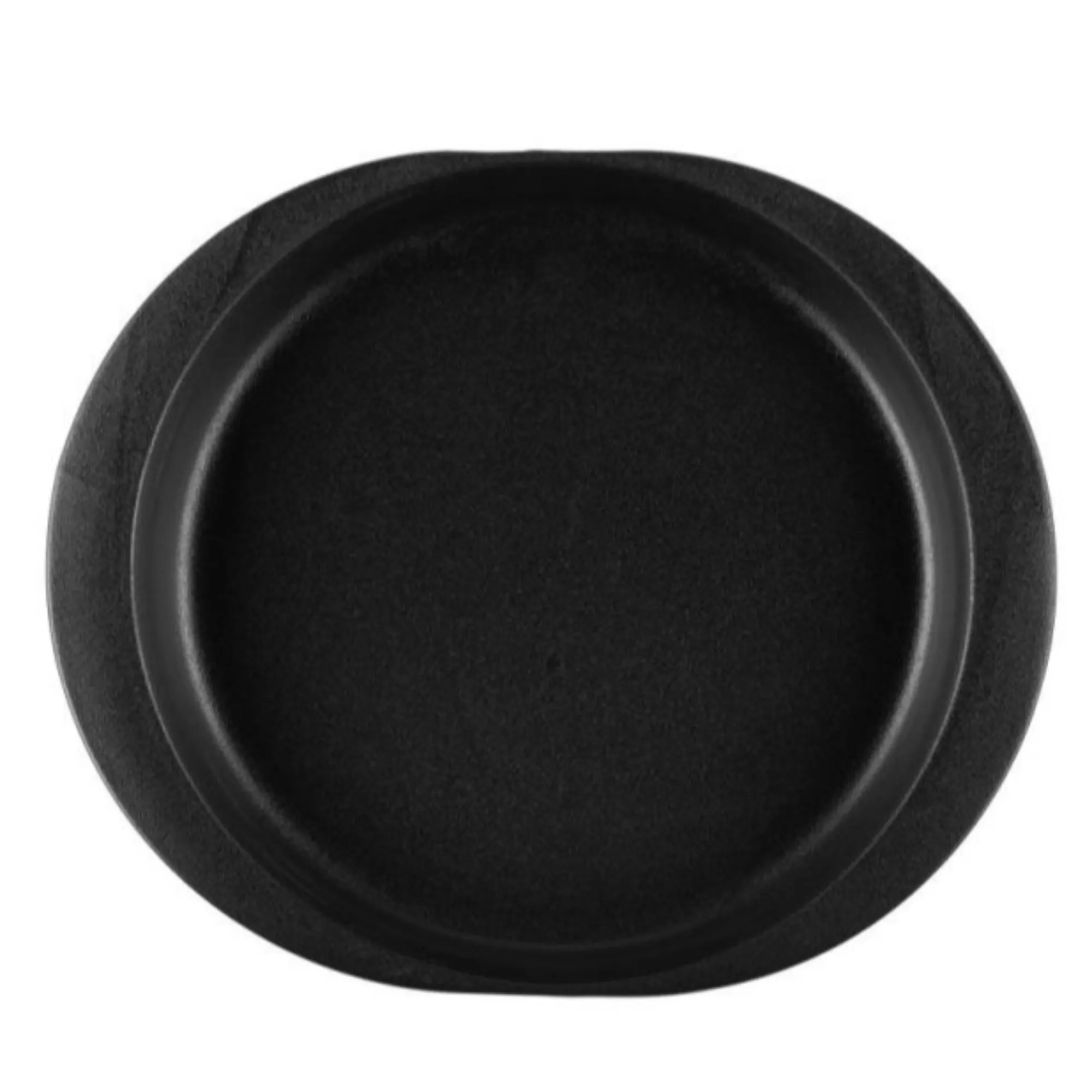 image czarna miska, okrągła misa, ceramika, matowy wykończenie, serwis obiadowy