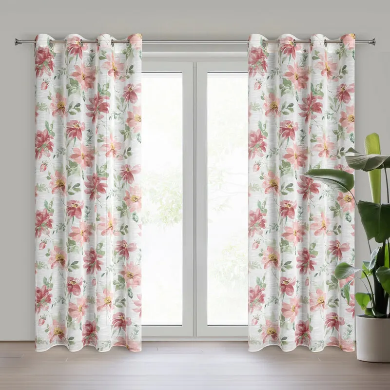 ZASŁONA GOTOWA DEBI 140 X 250 CM BIAŁY ZASŁONA GOTOWA DEBI 140 X 250 CM BIAŁY