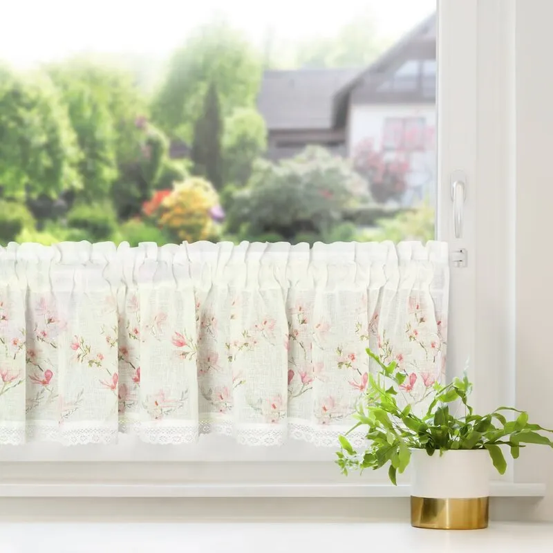 FIRANA GOTOWA AMELIA 150X30 CM BIAŁY — zdjęcie 7