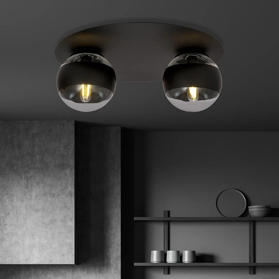 Lampa sufitowa SOLAR Czarny 1129/2 - 1129/2