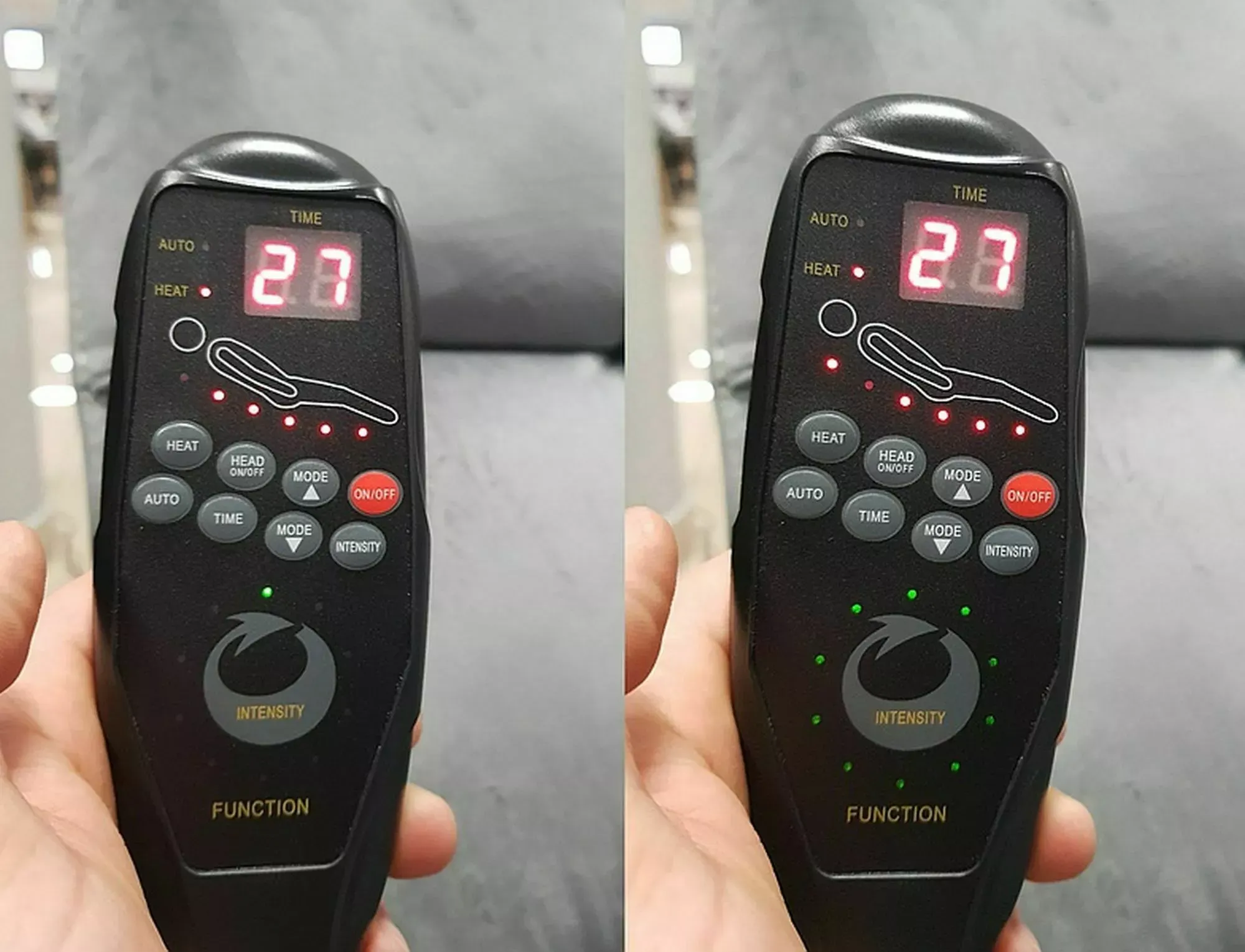 Fotel rozkładany NEPTUN M (funkcja masażui podgrzewania) VELVET granatowy BLUVEL 86 - NEPTUNMVGR