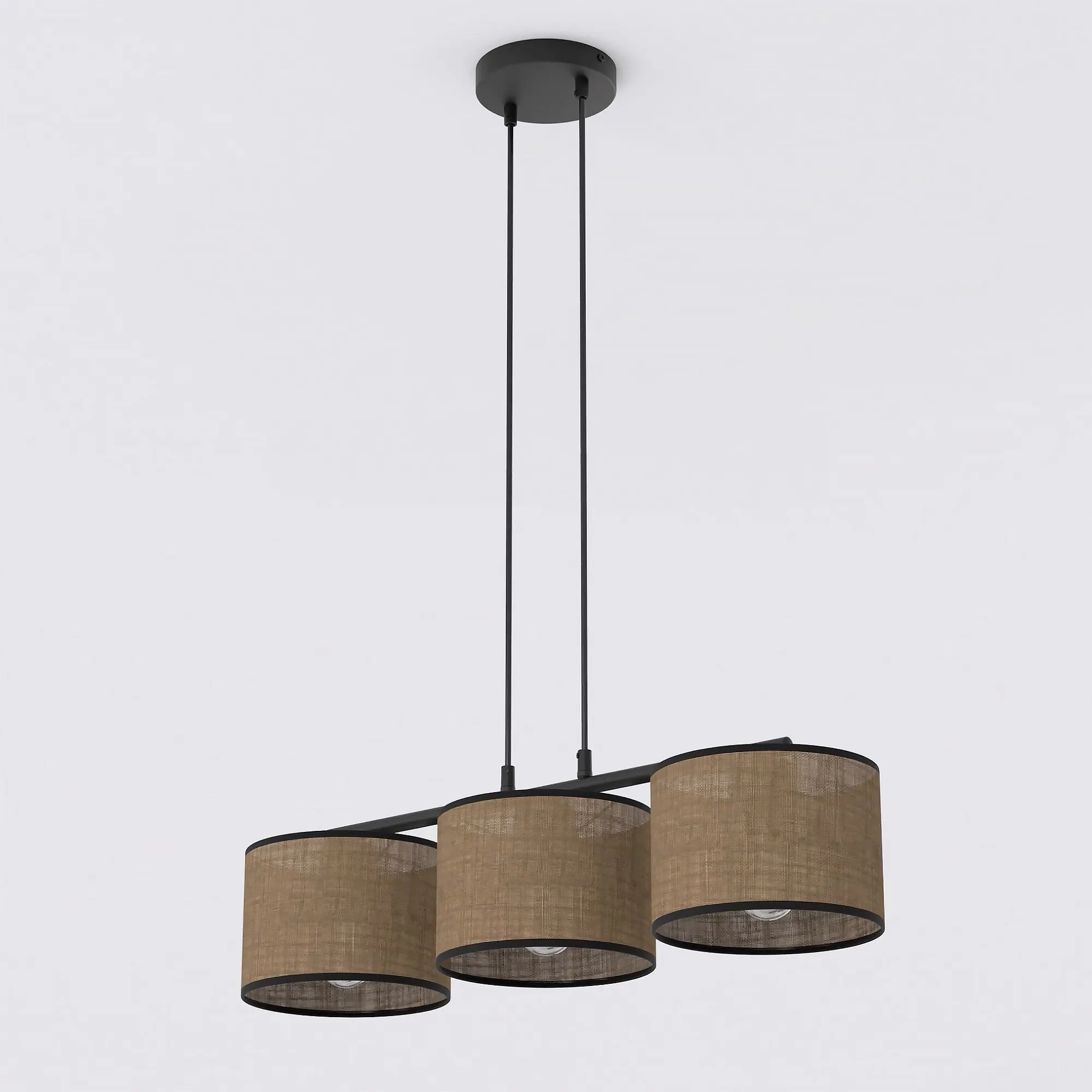 Lampa wisząca ECO 3 brązowy czarny