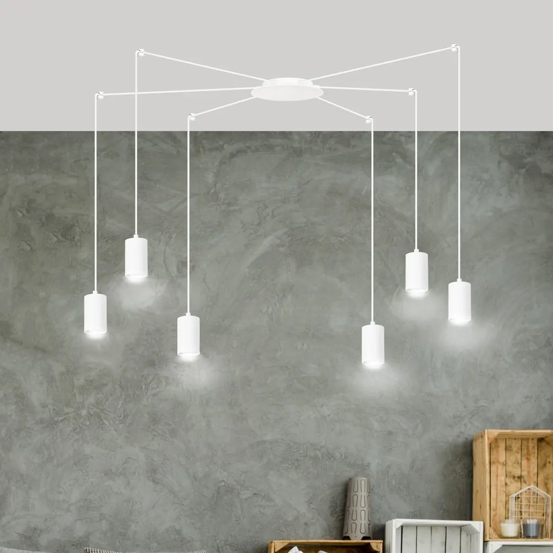 Lampa wisząca TRAKER Biały 525/6 - 525/6