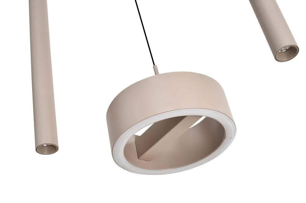 Lampa wisząca CARNAC piątka prosta LED kaszmirowa — zdjęcie 6