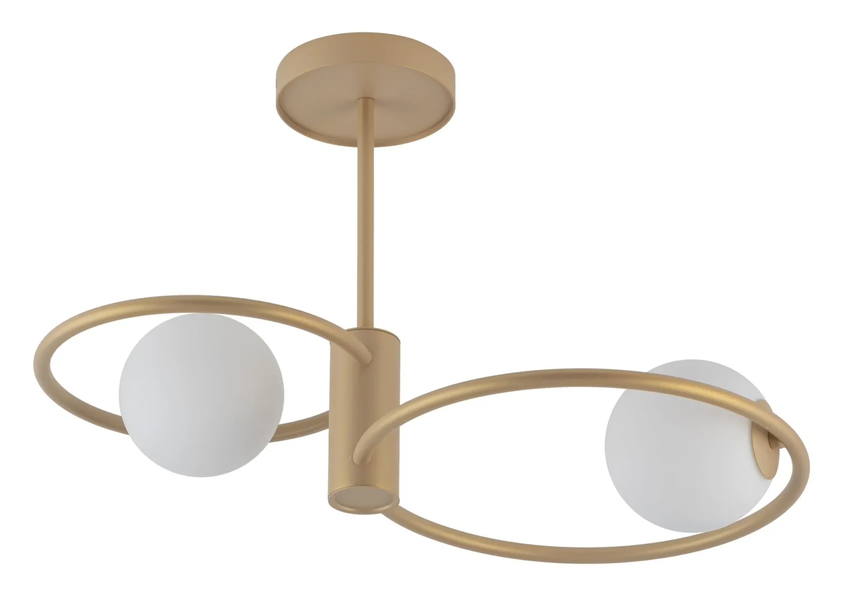 Lampa sufitowa/plafon AQUA 2 biało-złoty