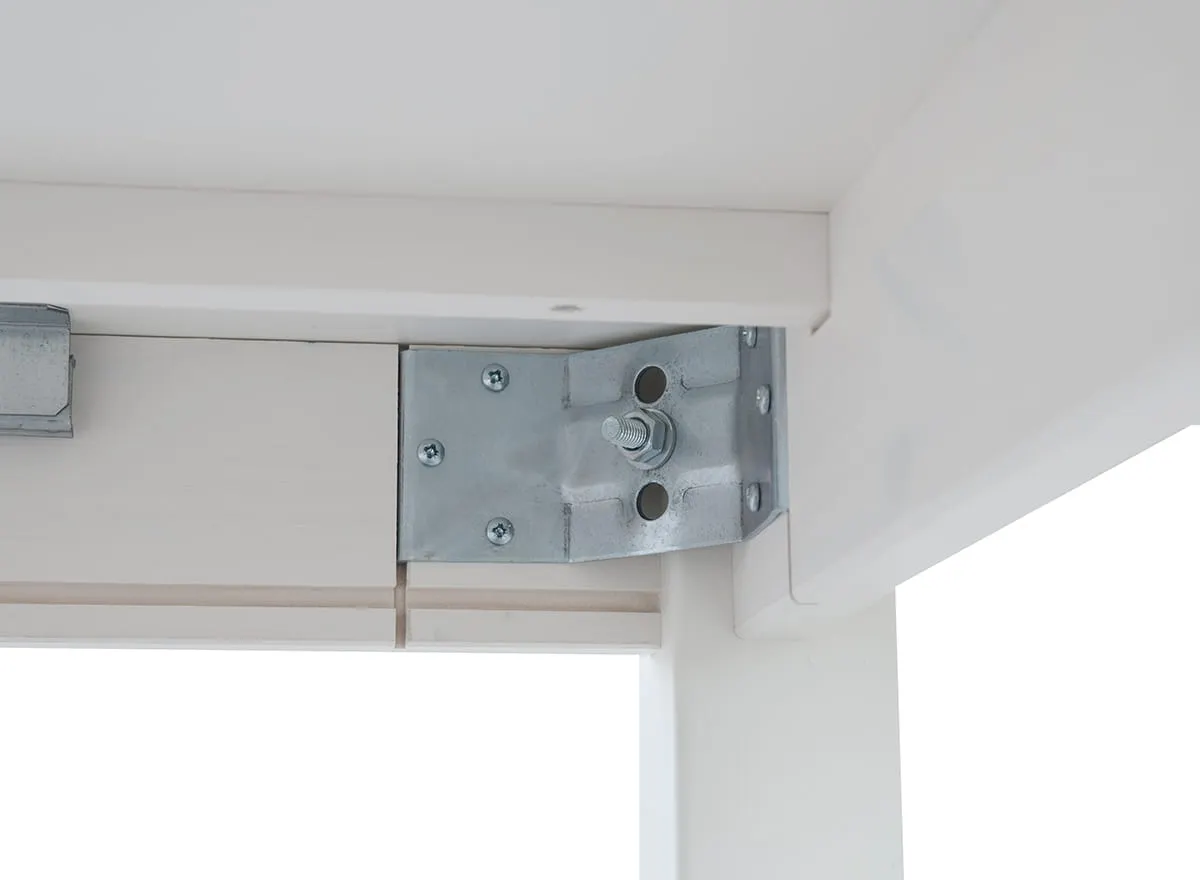 Stół sosnowy BELLUNO ELEGANTE rozkładany 93x(150-197) biały - PL022B