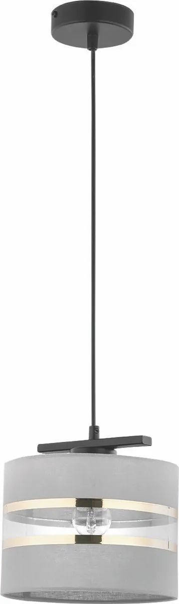 Lampa wisząca SARA 1 szaro-złota