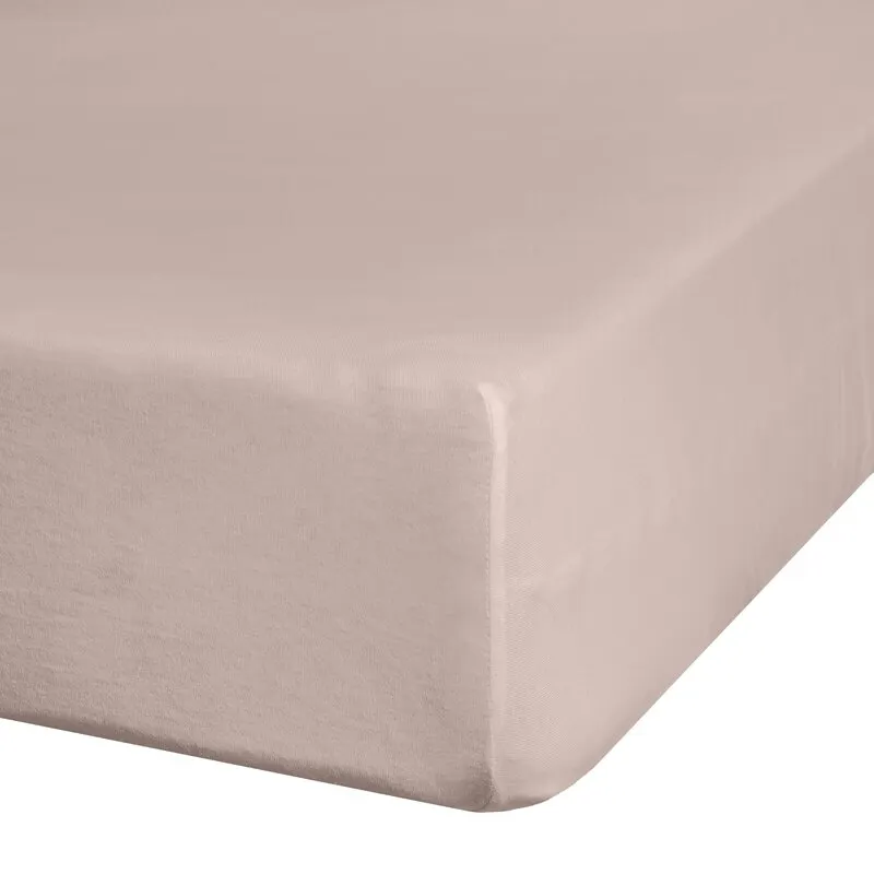 PRZEŚCIERADŁO JERSEY3 220 X 200 X 30 CM BEŻOWY - EU_428966