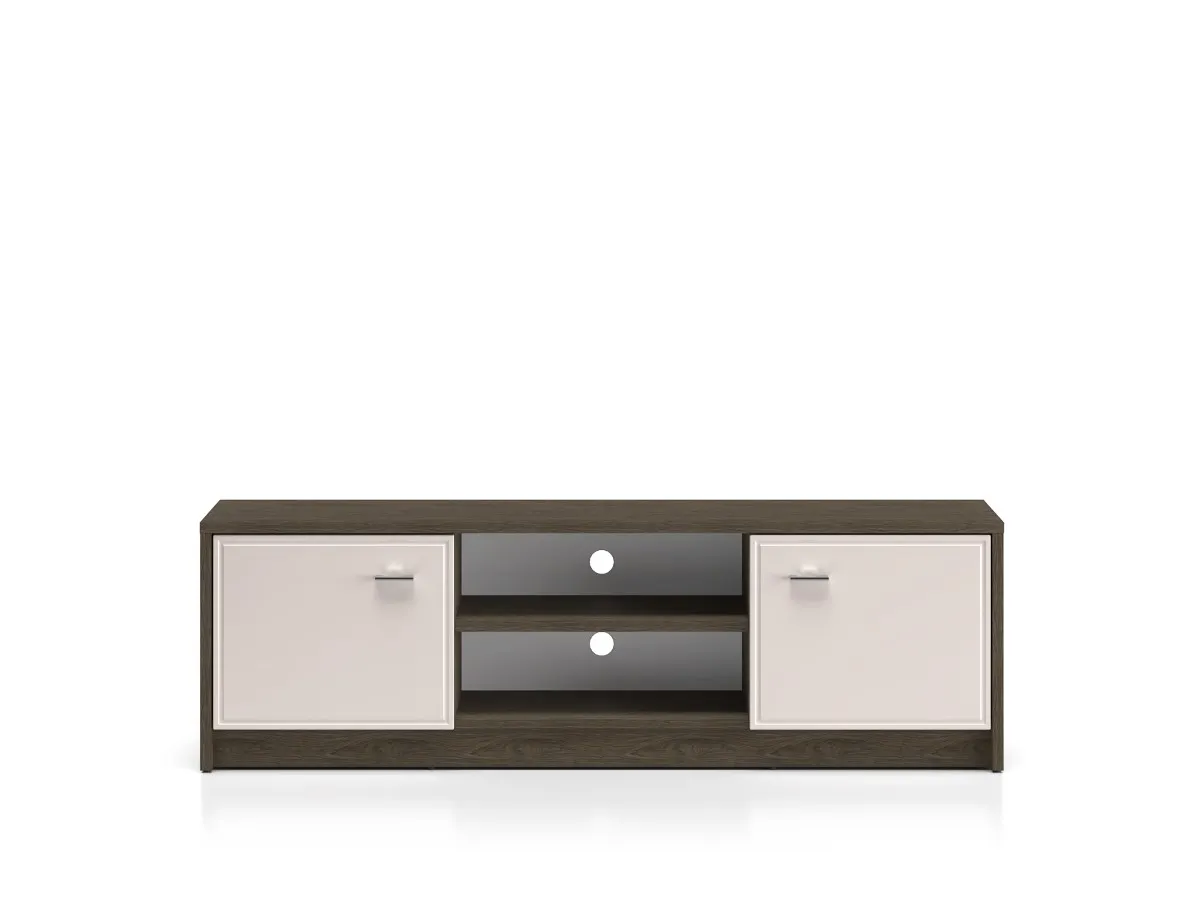 Szafka RTV 2-drzwiowa AVANTE 160 cm kaszmir dąb Windmill - 1AVAN06-001