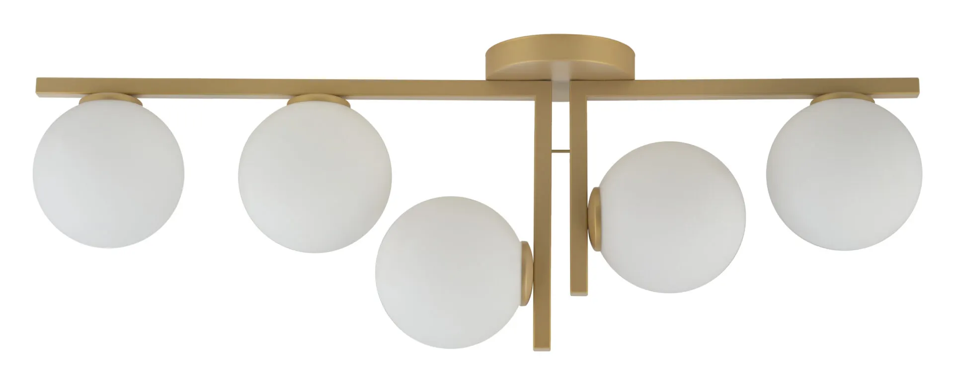 Lampa sufitowa/plafon ANDY biało-złoty