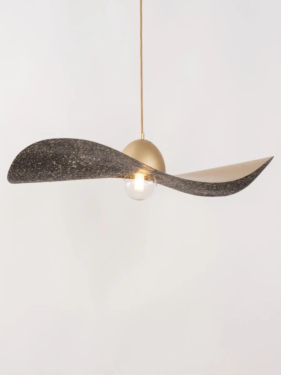 Lampa wisząca KAPELLO L złoto-czarna - SI_32342