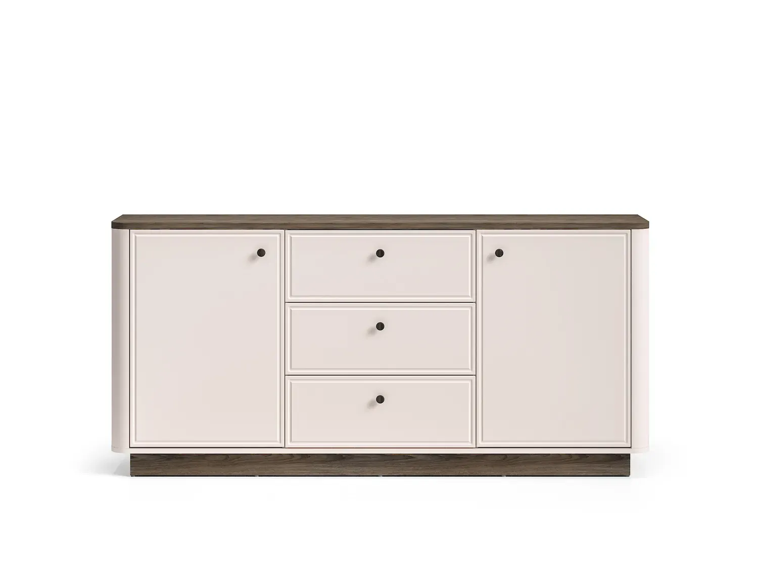 Komoda 2-drzwiowa z 3 szufladami VILAVIO 03 szer.180cm dąb windmill dark cashmere - 1VILA03-001