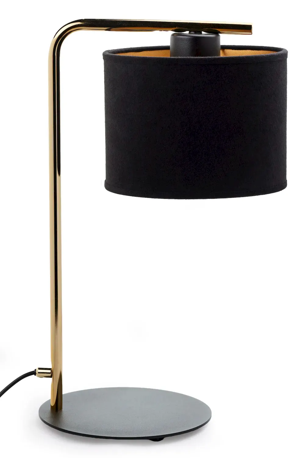 Lampka nocna ARIEL złoty szczotkowany czarny Lampka nocna ARIEL złoty szczotkowany czarny