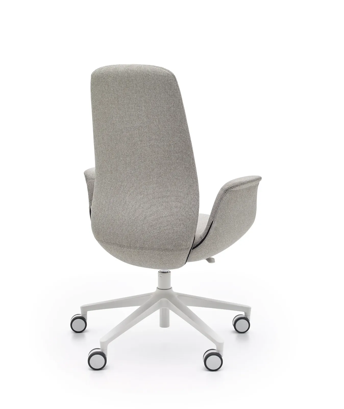 Fotel obrotowy ElliePro Regulacja wysokości, Blokada odchyłu oparcia, Szary - EHB0000002