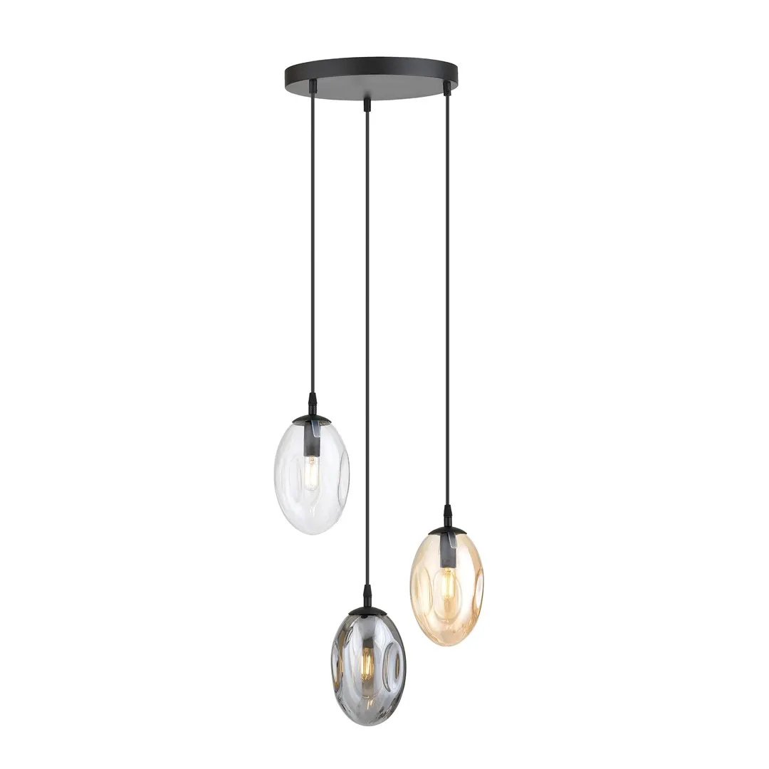 Lampa wisząca ASTRAL Czarny 1268/3PREM