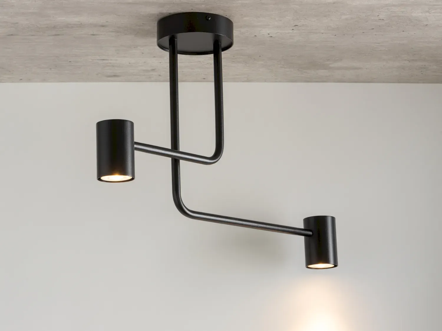 Plafon LUIS 2 czarny - SI_33418