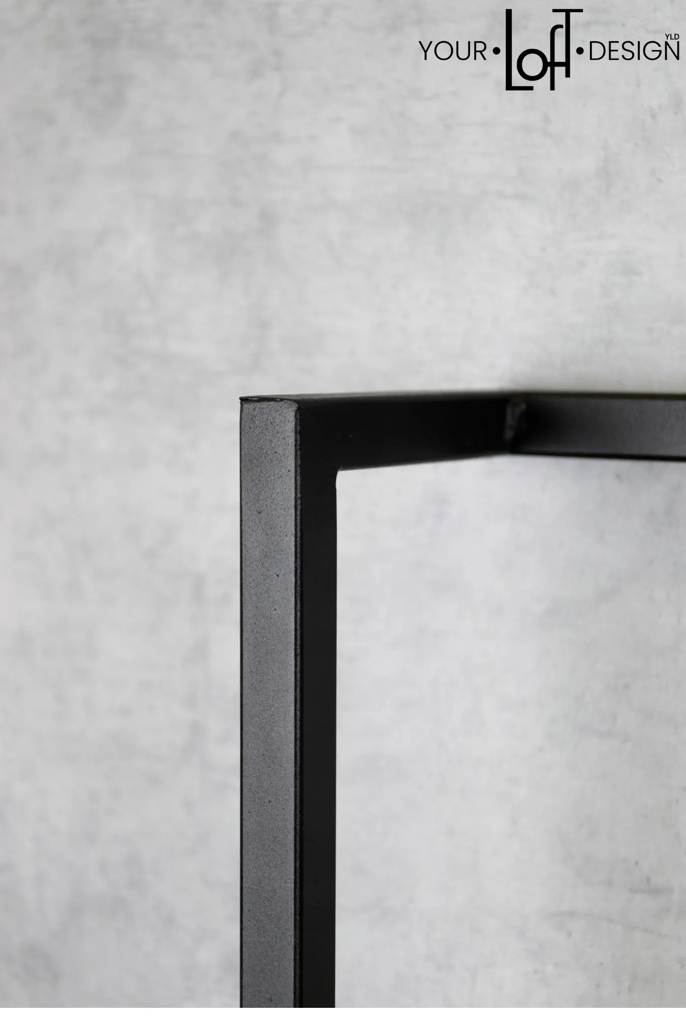 Kwietnik wiszący mwtal drewno NESLE M czarny naturalny - LD_TZ000083