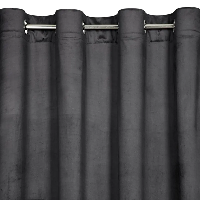 ZASŁONA ANGELINA 140X250 CM CZARNY - EU_387302