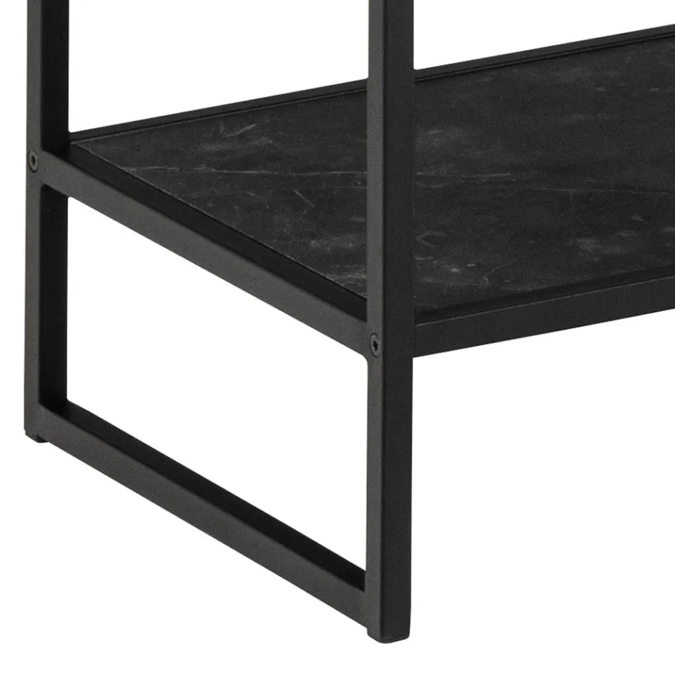 Regał metalowy STRINGTON 85x185 czarny - 0000104668