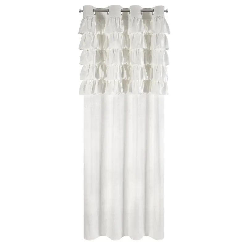 ZASŁONA GOTOWA AURA 140 X 250 CM BIAŁY - EU_454068