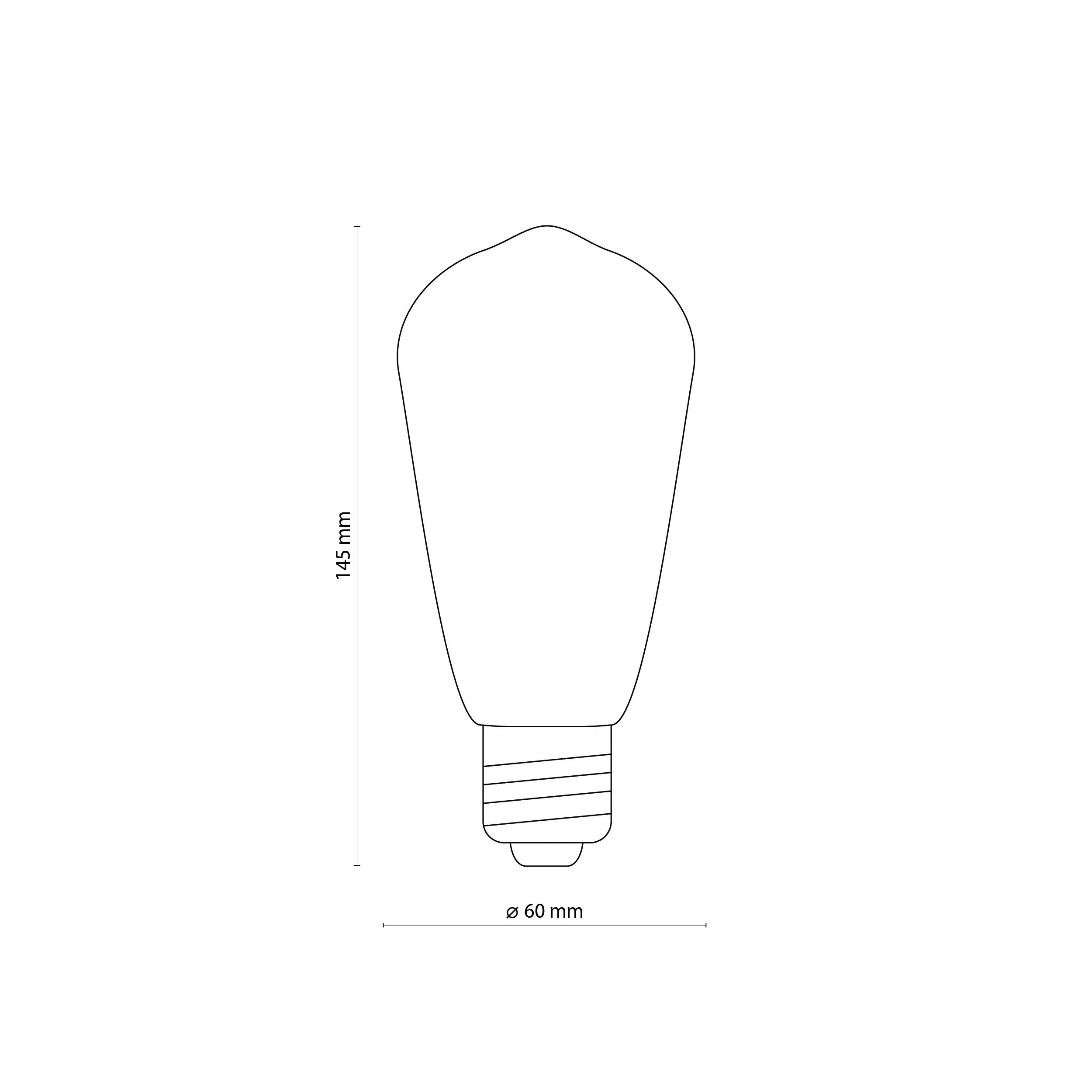 Żarówka Amber St58 Stożek - TK_3792