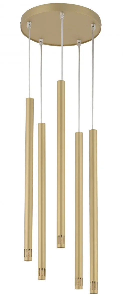 Lampa wisząca SOPEL LASER 5 złota