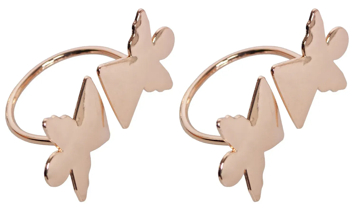 Komplet serwetników ANIOŁY 2 sztuki złote Komplet serwetników ANIOŁY 2 sztuki złote