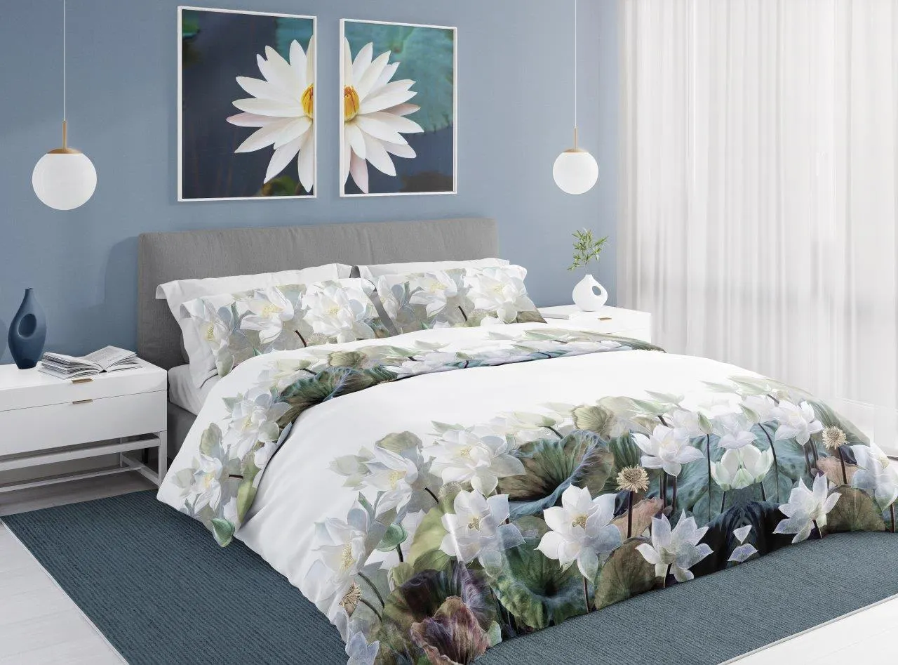 Pościel komplet 160x200+2x70x80 NOBILE 014 satyna bawełaniana fotoprint wielokolorowy - FARO_31222