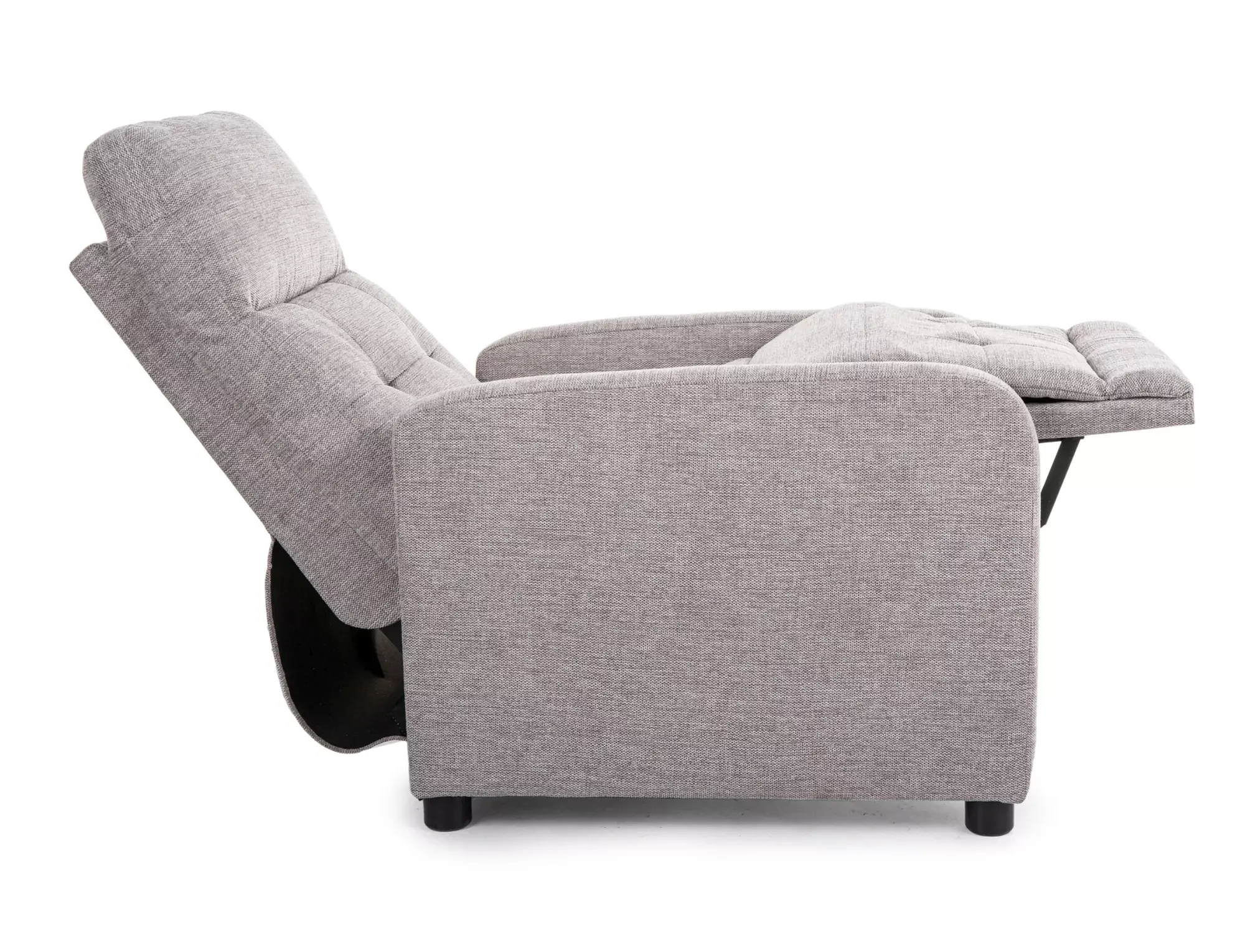 Fotel rozkładany OTUS BREGO pikowany szary - OTUSBRSZ07