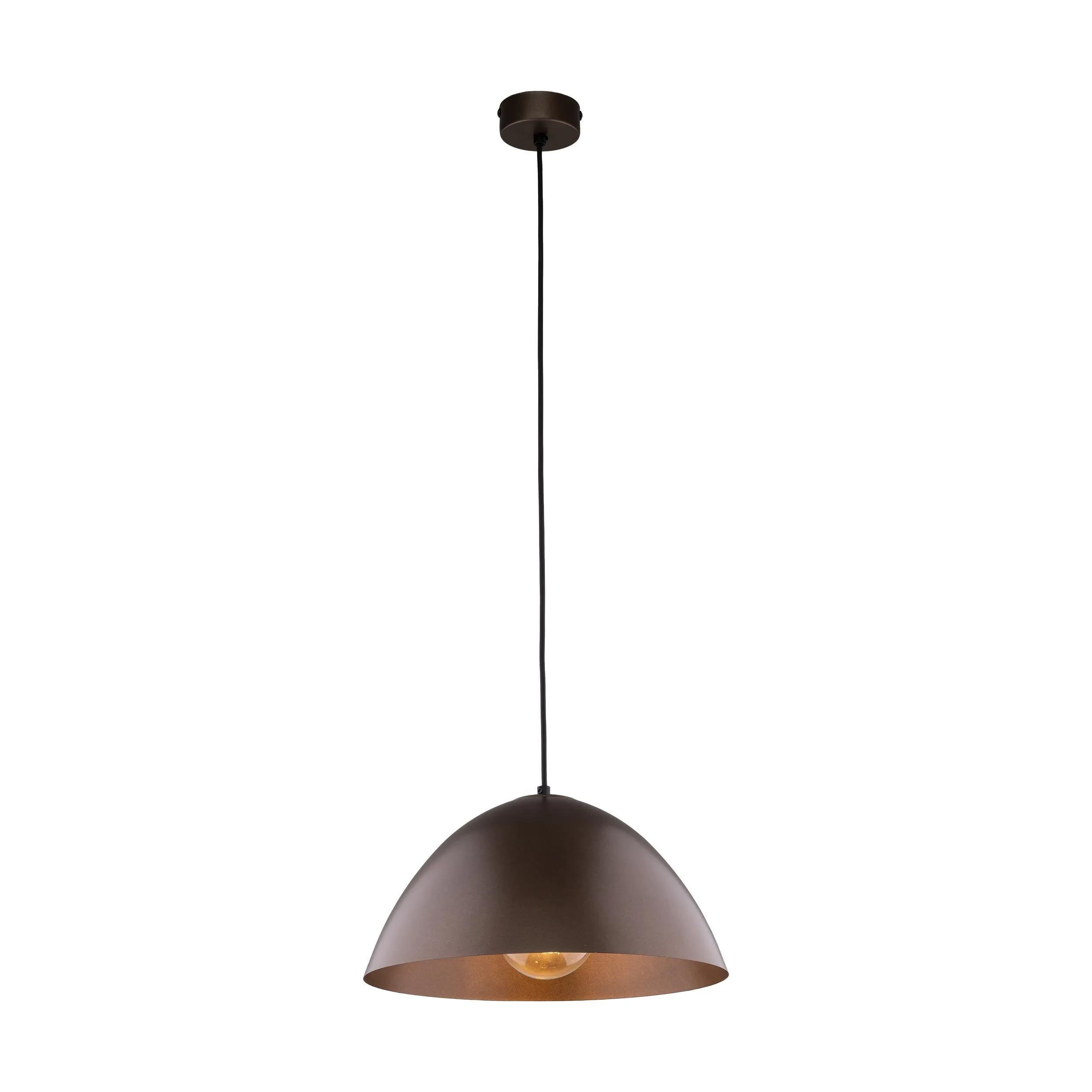 Lampa wisząca FARO brązowa 165x34cm - TK_4332