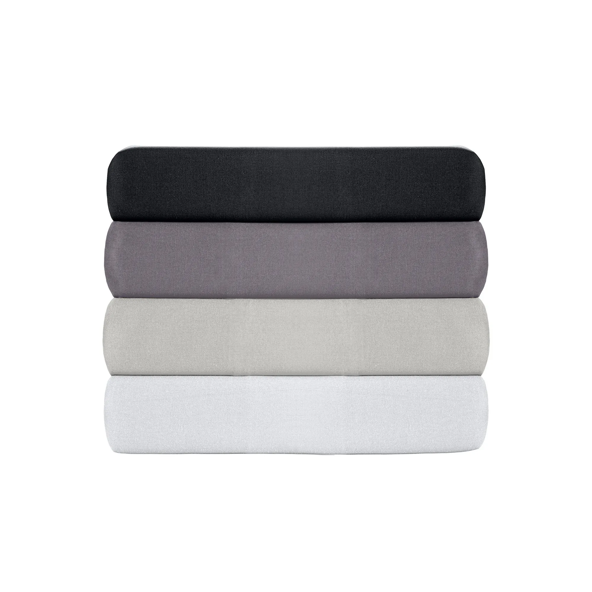 Zestaw poszewek na poduszkę TONNE GRISE 2 szt. 60x60 cm biały - ASI_815TNE36123