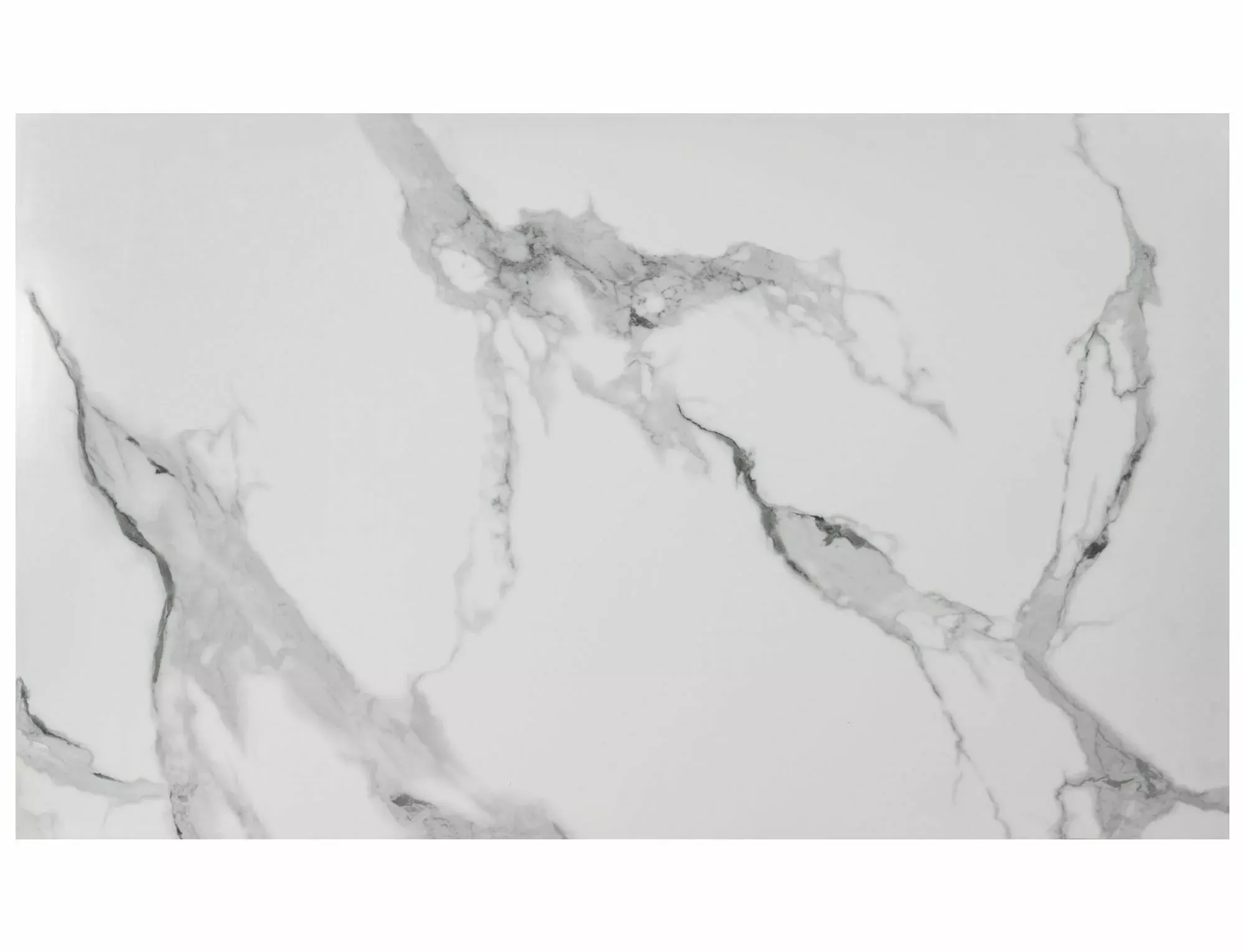 Stół PRINCE CERAMIC 90x150 biały efekt marmuru/chromowane nogi - PRINCECBCH150