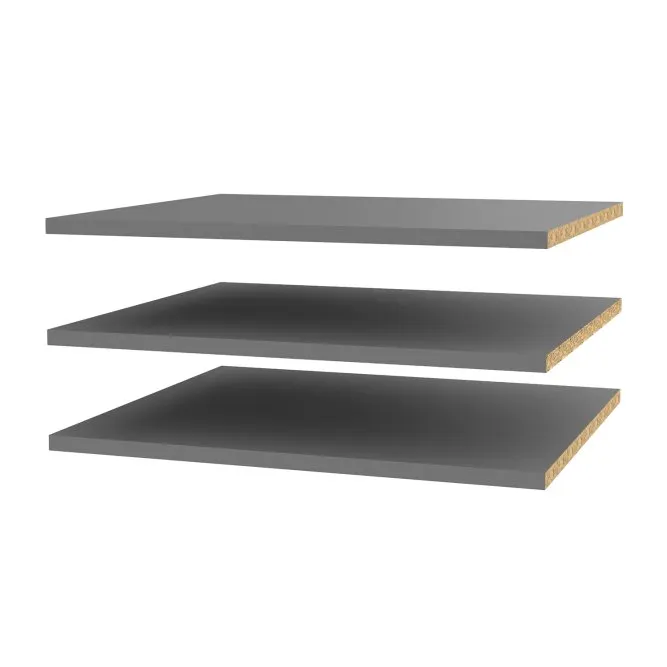 Półki do szafy - zestaw 3 sztuk 48cm DMRD12-A06 Forte - DMRD12-A06