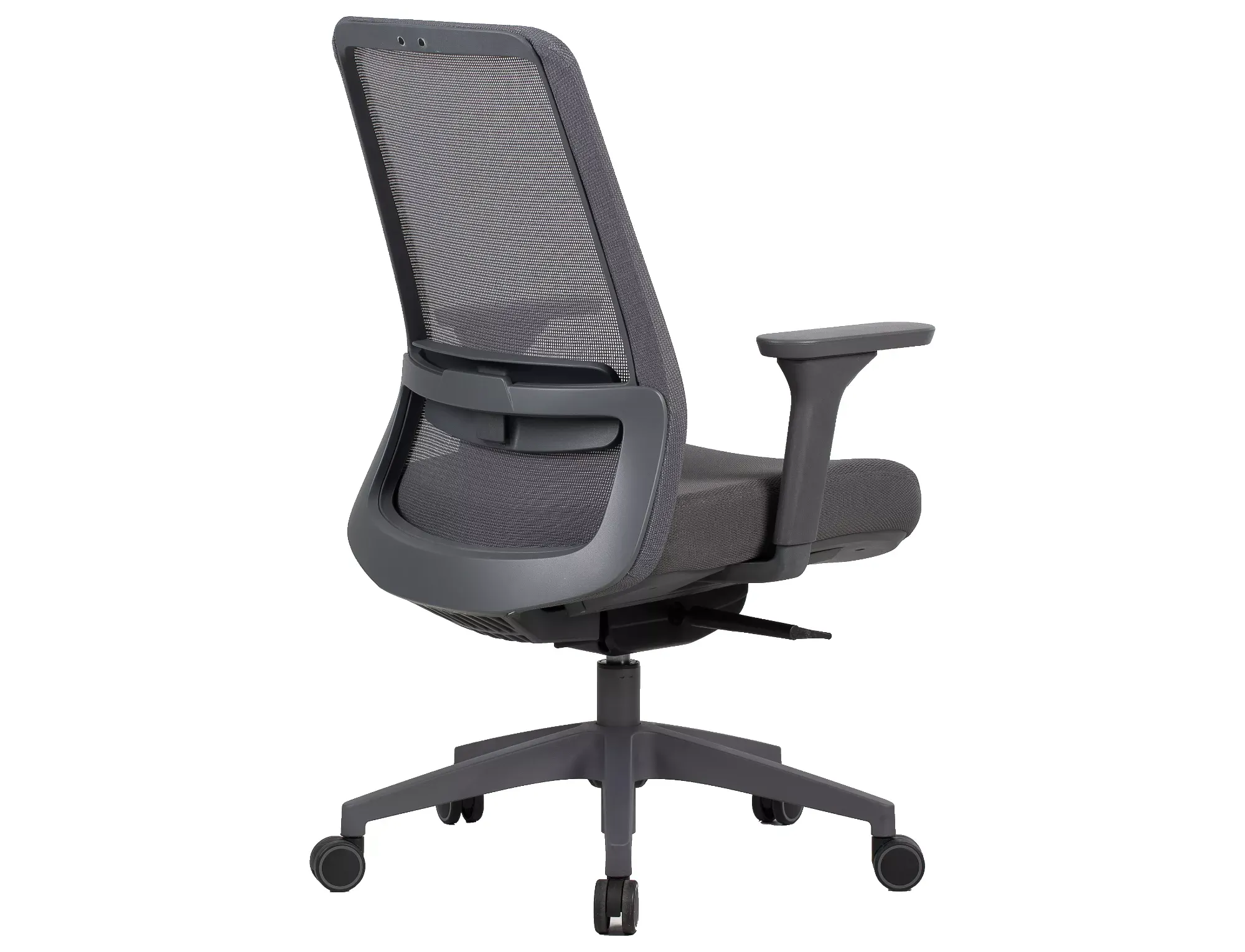 Fotel biurowy obrotowy Q718 ergonomiczny szary - OBRQ718SZ