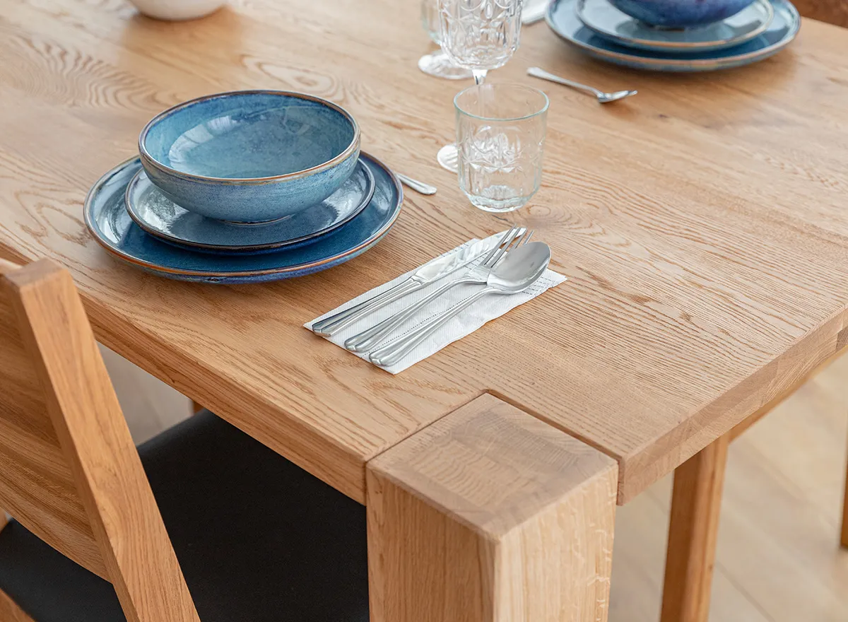 Stół dębowy do jadalni Siena 160x90 - SIENA90X160