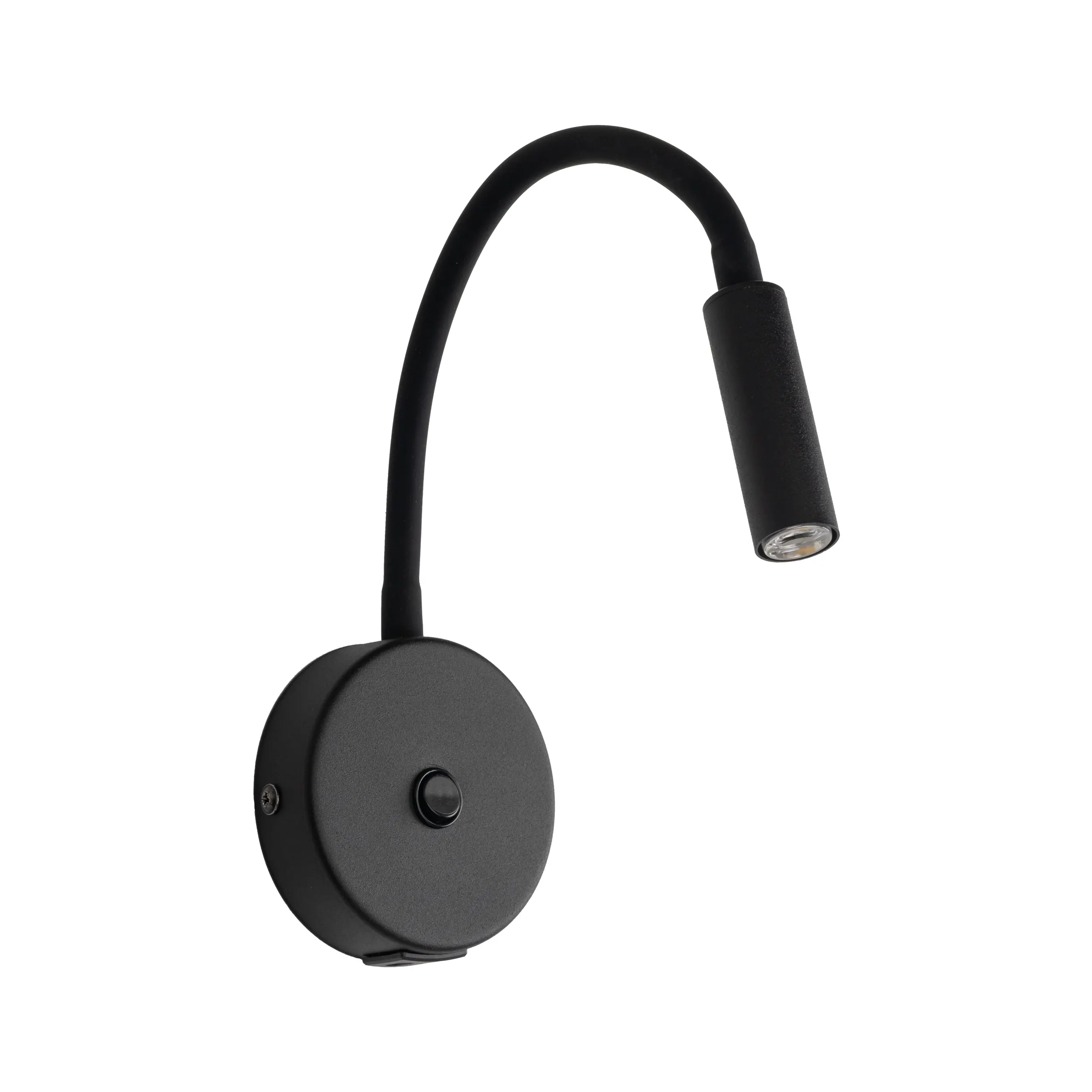Kinkiet LAGOS czarny regulowany do czytania z przełącznikiem oraz gniazdem USB-A oraz USB-C 45x36x32cm