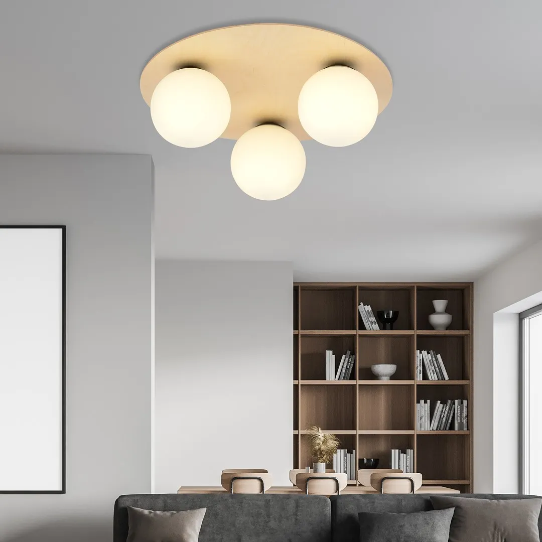 Lampa sufitowa KENZO BRĄZOWY 1142/3B - 1142/3B