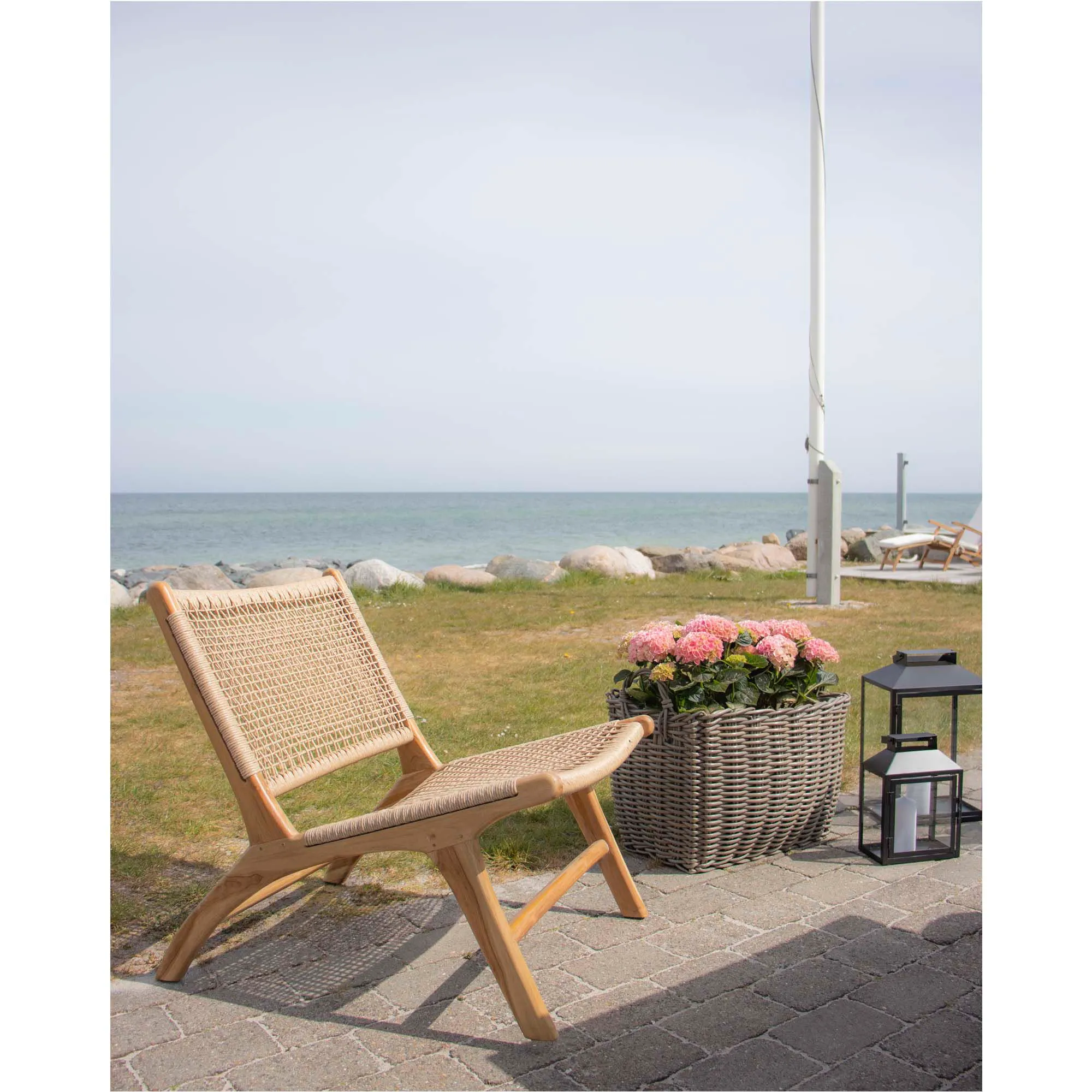 Derby Krzesło rattanowe Naturalny - 1101500