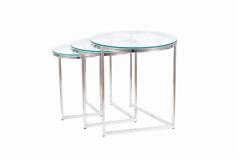 Ława TRINITY zestaw 3 okrągłych ław nowoczesne Signal - TRINITYS